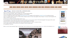 Desktop Screenshot of ancientnile.co.uk