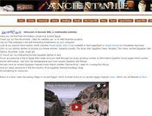Tablet Screenshot of ancientnile.co.uk